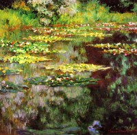 Картина автора Моне Оскар Клод под названием Sea Rose Pond