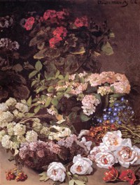 Картина автора Моне Оскар Клод под названием Still-Life with Spring Flowers