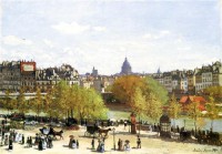 Картина автора Моне Оскар Клод под названием Le quai du Louvre