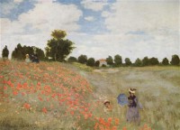 Картина автора Моне Оскар Клод под названием Poppies Blooming