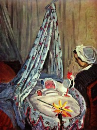Картина автора Моне Оскар Клод под названием Jean Monet in the Cradle
