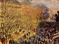 Картина автора Моне Оскар Клод под названием Boulevard des Capucines, Paris