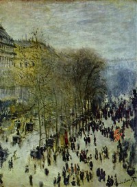 Картина автора Моне Оскар Клод под названием Boulevard des Capucines