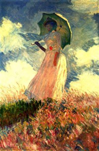 Картина автора Моне Оскар Клод под названием Woman With Sunshade