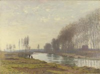 Картина автора Моне Оскар Клод под названием The Petit Bras of the Seine at Argenteuil