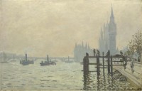Картина автора Моне Оскар Клод под названием The Thames below Westminster