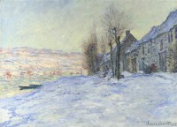 Картина автора Моне Оскар Клод под названием Lavacourt under Snow