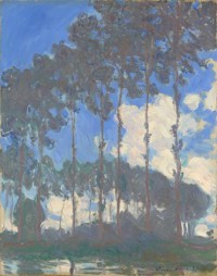 Картина автора Моне Оскар Клод под названием Poplars on the Epte