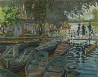 Картина автора Моне Оскар Клод под названием Bathers at La Grenouillère
