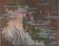 Картина автора Моне Оскар Клод под названием Water-Lilies, Setting Sun