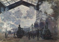Картина автора Моне Оскар Клод под названием The Gare St-Lazare