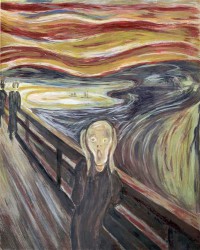 Картина автора Мунк Эдвард под названием the scream