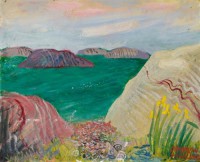 Картина автора Олсон Хагалунд Олле под названием Summer by the sea