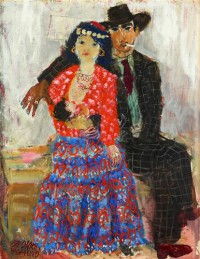 Картина автора Олсон Хагалунд Олле под названием The Spanish family