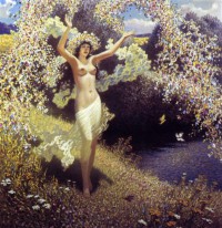 Картина автора Ольшанский Борис под названием Пора летнего цветения