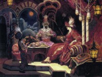 Картина автора Ольшанский Борис под названием Сказка красного дворца