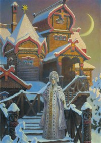Картина автора Ольшанский Борис под названием Терем царевны зимы