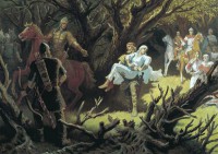 Картина автора Ольшанский Борис под названием Похищение княгини