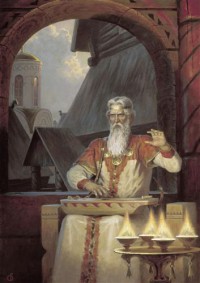 Картина автора Ольшанский Борис под названием Из темной глубины веков