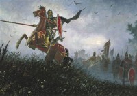 Картина автора Ольшанский Борис под названием Пересвет на поле Куликовом