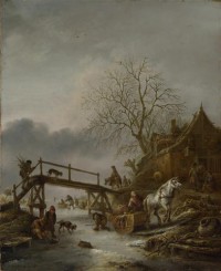 Картина автора Остаде Исаак под названием A Winter Scene