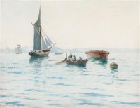 Картина автора Палм де Роса Анна под названием Fiskebåt lägger ut nät