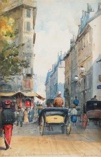 Картина автора Палм де Роса Анна под названием Street life in Paris