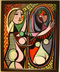 Картина автора Пикассо Пабло под названием girl before a mirror