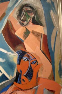 Картина автора Пикассо Пабло под названием Les Demoiseels d'Avignon