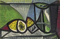 Картина автора Пикассо Пабло под названием Citrons et verre