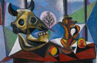 Картина автора Пикассо Пабло под названием Bull Skull, Fruit, Pitcher