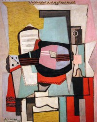 Картина автора Пикассо Пабло под названием the guitar