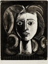 Картина автора Пикассо Пабло под названием Tête de jeune fille