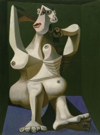 Картина автора Пикассо Пабло под названием Woman Dressing Her Hair