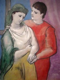 Картина автора Пикассо Пабло под названием The Lovers