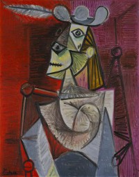 Картина автора Пикассо Пабло под названием Woman in an Armchair