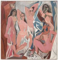 Картина автора Пикассо Пабло под названием Les Demoiselles d'Avignon