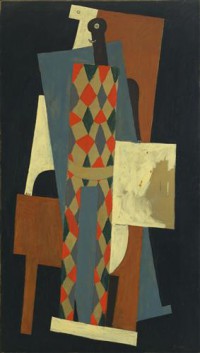 Картина автора Пикассо Пабло под названием Harlequin