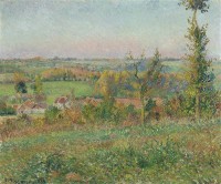 Картина автора Писсарро Камиль под названием The Hills of Thierceville, Outskirts Eragny