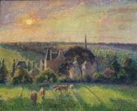 Картина автора Писсарро Камиль под названием Landscape at Eragny