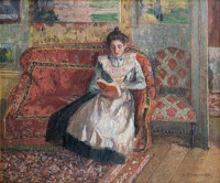Картина автора Писсарро Камиль под названием Jeanne Reading