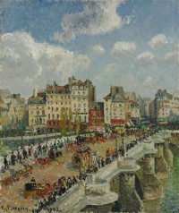 Картина автора Писсарро Камиль под названием The Pont-Neuf