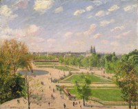 Картина автора Писсарро Камиль под названием The Garden of the Tuileries on a Spring Morning