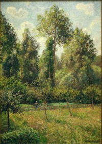 Картина автора Писсарро Камиль под названием Poplars