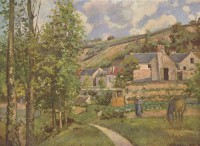 Картина автора Писсарро Камиль под названием Landschaft bei Pontoise