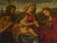 Картина автора Превитали Андреа под названием The Virgin and Child with Saints