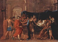 Картина автора Пуссен Никола под названием The Death of Germanicus