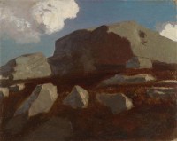 Картина автора Редон Одилон под названием Landscape with Rocks, near Royan