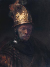 Картина автора Рейн Рембрандт Харменс под названием Портрет отца в шлеме
