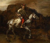 Картина автора Рейн Рембрандт Харменс под названием The Polish Rider  				 - Польский всадник
